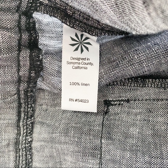 SOLD Athleta Heathered Gray Linen Pants - Picture 10 of 11